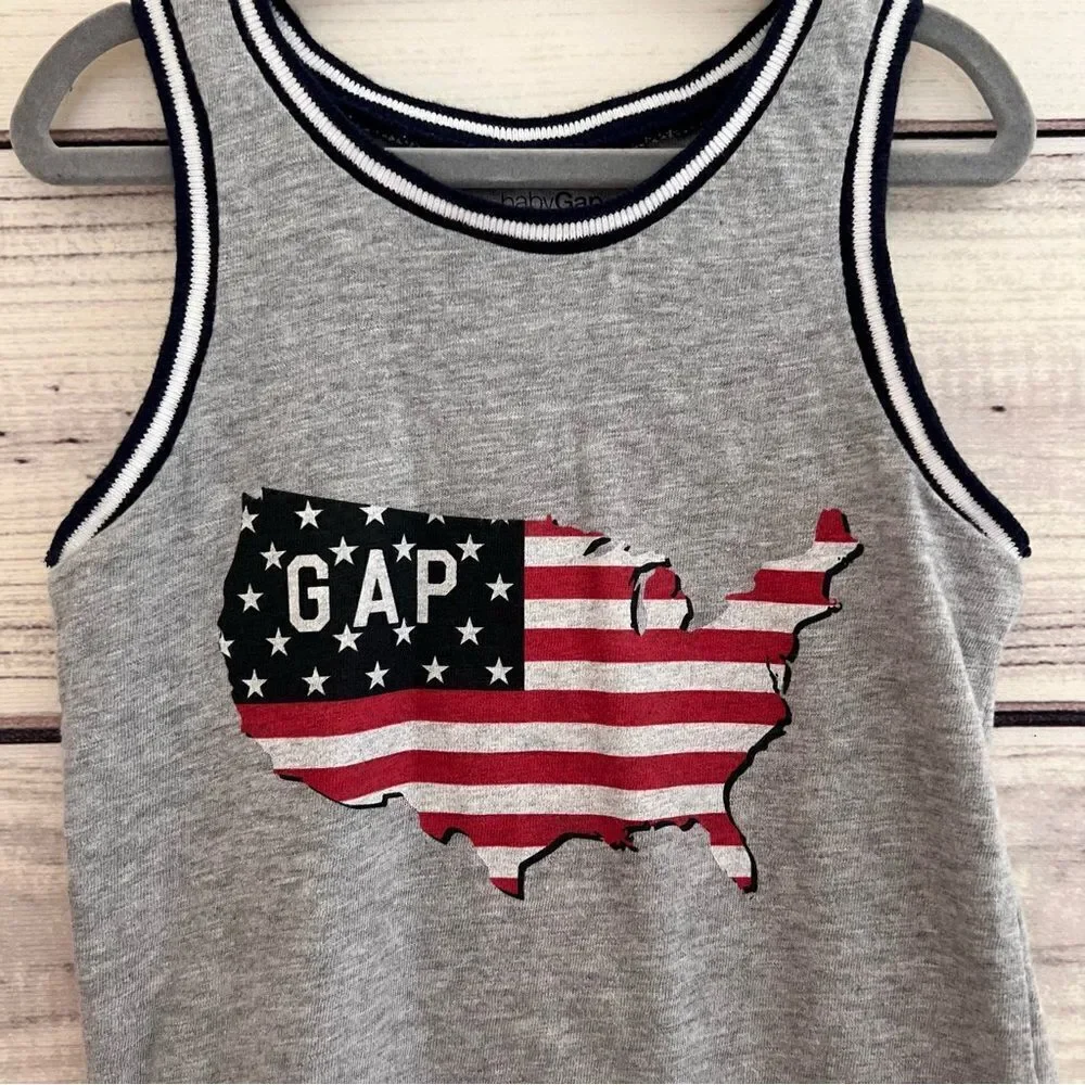 Gap Toddler Boy 4T 4th of July Tank Top